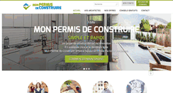 Desktop Screenshot of mon-permis-de-construire.com